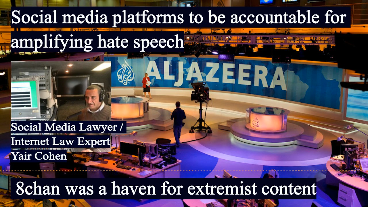 Yair Cohen talks with Al Jazeera about 8chan