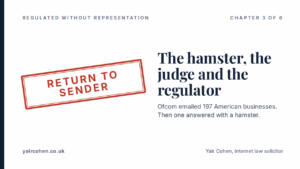 The hamster, the judge and the regulator: 4chan v Ofcom explained