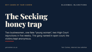 The Seeking honey trap case